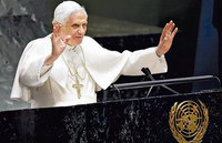 Benedicto XVI en la ONU