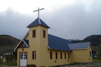 Capilla de El Chaltén, nublado