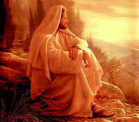 Jesus, meditando