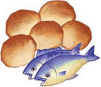 Pan y pescados